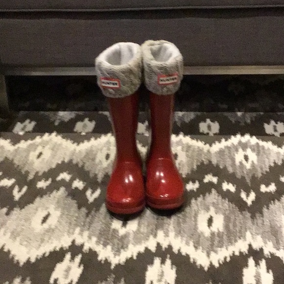 Kids knitted cuff boot socks - Picture 3 of 3